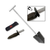 Stu-Line shovel with hand digger and sheath 