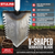 V- shaped serated blade stu-line shovel 