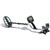 Teknetics G2+ Metal Detector Left Side with screen lit up with target ID 89 
