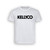 Kellyco Black Logo on White T-Shirt Front 