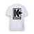 Kellyco Black Logo on White T-Shirt back