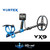 Garrett Vortex VX9 Metal Detector fully assembled with Logo and Garrett 