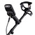 The view of the back of the Minelab Manticore Metal Detector's screen, showing cord for the coil attachment. 