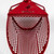 Close up of the Motley Digging Tools Beach Scoop Without Handle-- Red