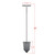 StuLine Shovel on White Background