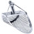 CKG 11x8" Stainless Steel Sand Scoop 