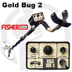 FISHER GOLD BUG PRO19 KHZ Detector metales x 2 platos. Fantastico