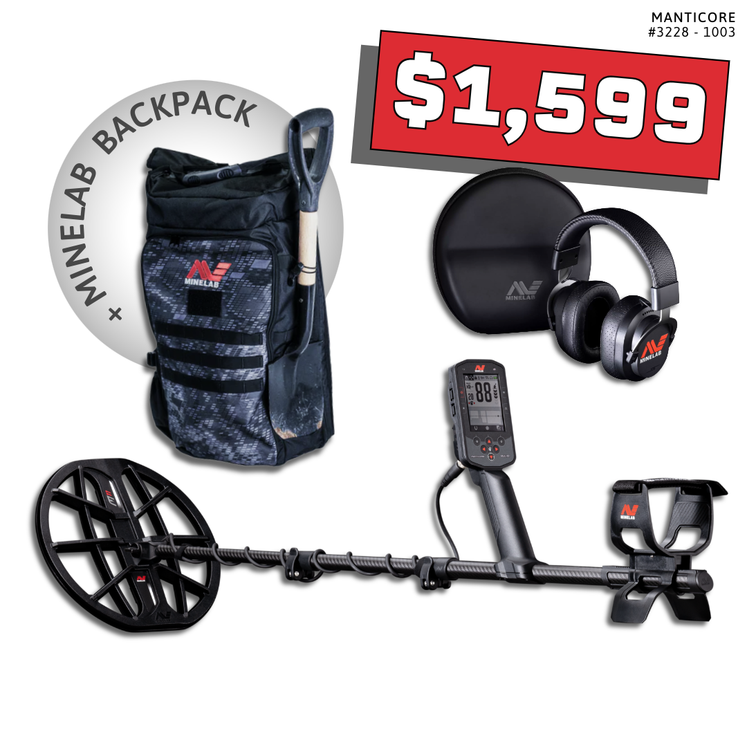 Minelab Manticore Metal Detector - Adventure Pack #1