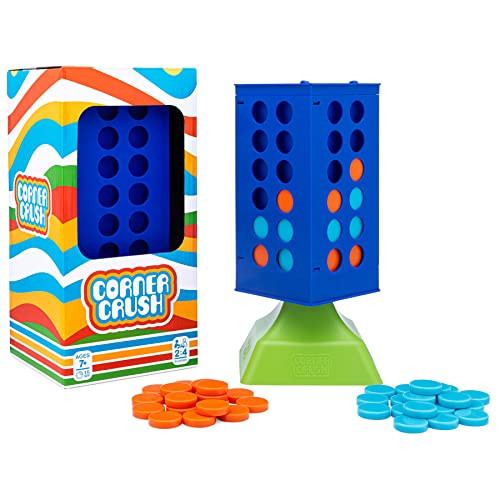 Big G Creative: Corner Crush - Classic 4-in-a-Row Game, 2 or 4 Players, Ages 7+