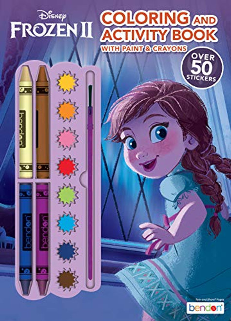 Disney Frozen 2 Anna 128-Page Color and Paint Activity Book