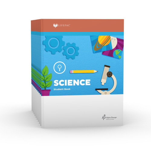 LIFEPAC 1st Grade SCIENCE STUDENT PACK ONLY (Set of 10)