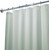 Fabric Shower Curtain, Bath Liner for Master Bathroom, Kid's Bathroom, Guest Bathroom, 72" x 72", Seafoam Green