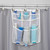 ID Una Bathroom Over Door Mesh Shower Caddy for Shampoo, Conditioner, White