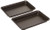 iDesign Vanity Tray Organizer, Set of 2, 9.7" x 6.3" x 1", Bronze iDesign Vanity Tray Organizer, Set of 2, 9.7" x 6.3" x 1", Bronze