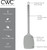 COOK WITH COLOR Silicone Cooking Utensils Kitchen Set, 5 Pieces, Grey Ombre
