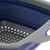 Oster Bluemarine Collapsible Square Plastic Colander in Blue