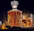 Bormioli Rocco Selecta Collection Whiskey Decanter 33.75oz Diamond Design