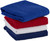 DII Basic Barmop Collection Multi-Purpose Dishtowel Set, Patriotic, 4 Piece