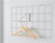 iDesign Jayce Metal Hanger Hook Modular Grid Wall System Satin Silver