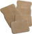 Rubber Queen 70553 Plush Carpeted 4 Piece Mats - Beige