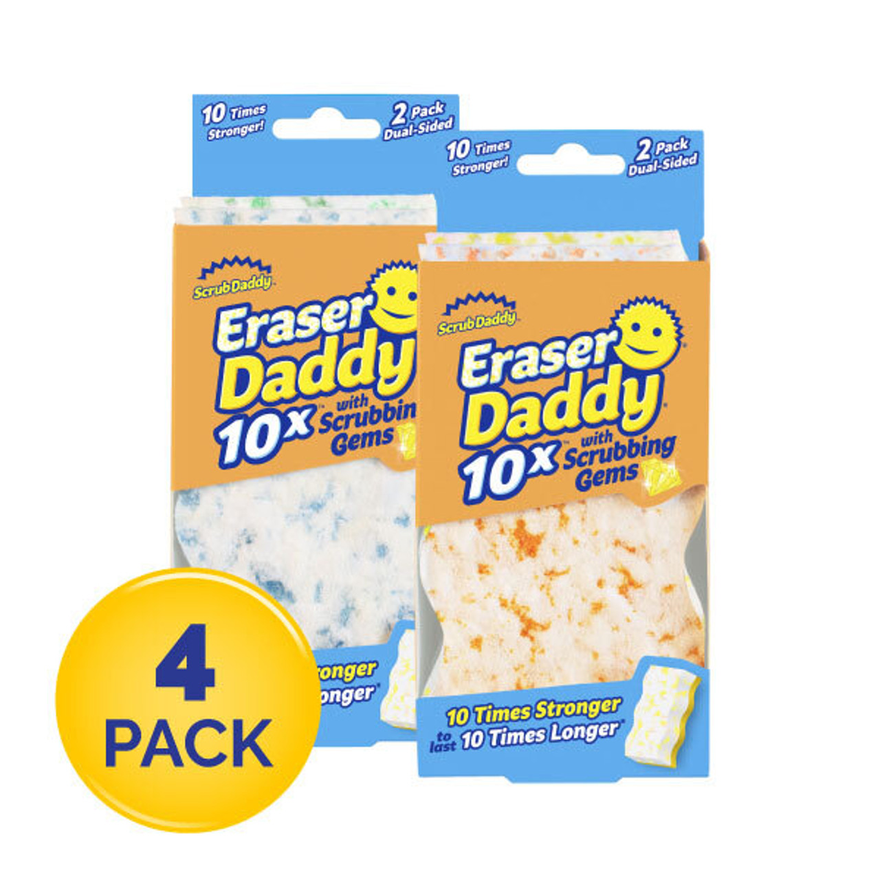 Eraser Daddy 10x by Scrub Daddy (2 x 2 Pack)