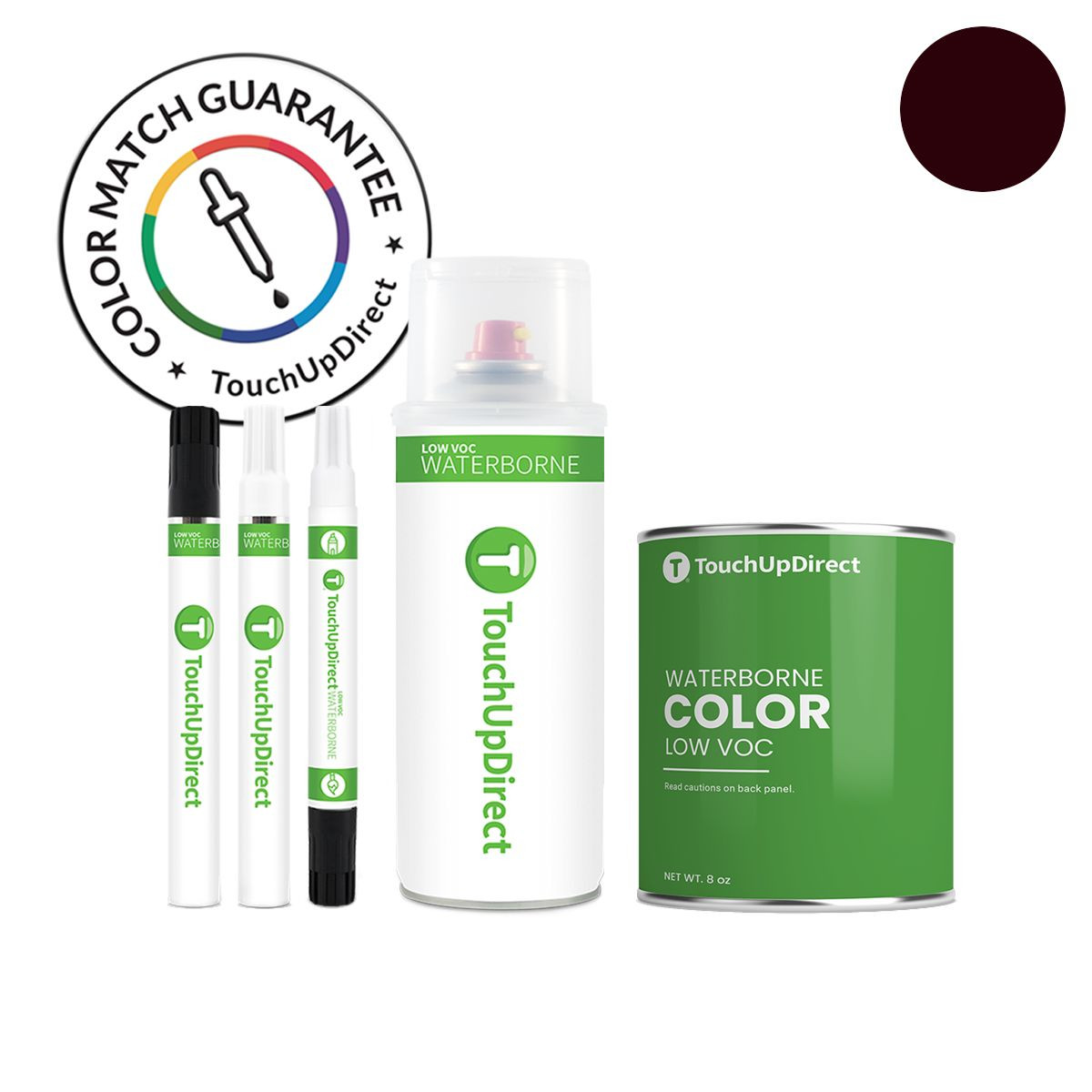 ScratchesHappen Exact-Match Touch Up Paint Kit - Burgundy Night Pearl For Honda