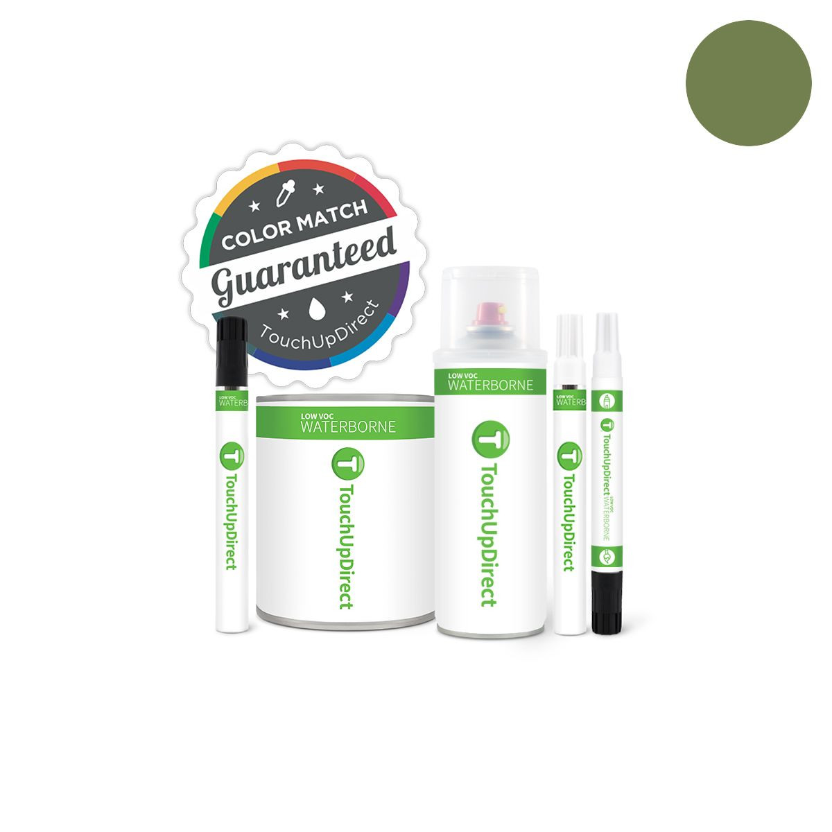 Volkswagen Alaska Green Metallic LB6X/V7 Touch Up Paint