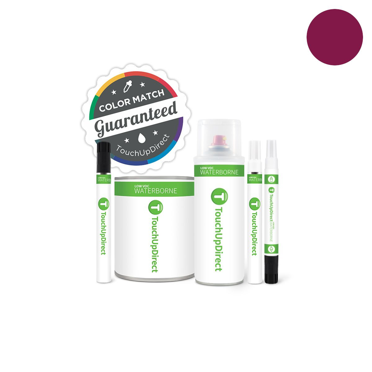 Chevrolet Dark Garnet Red Metallic 76/WA9154 Touch Up Paint