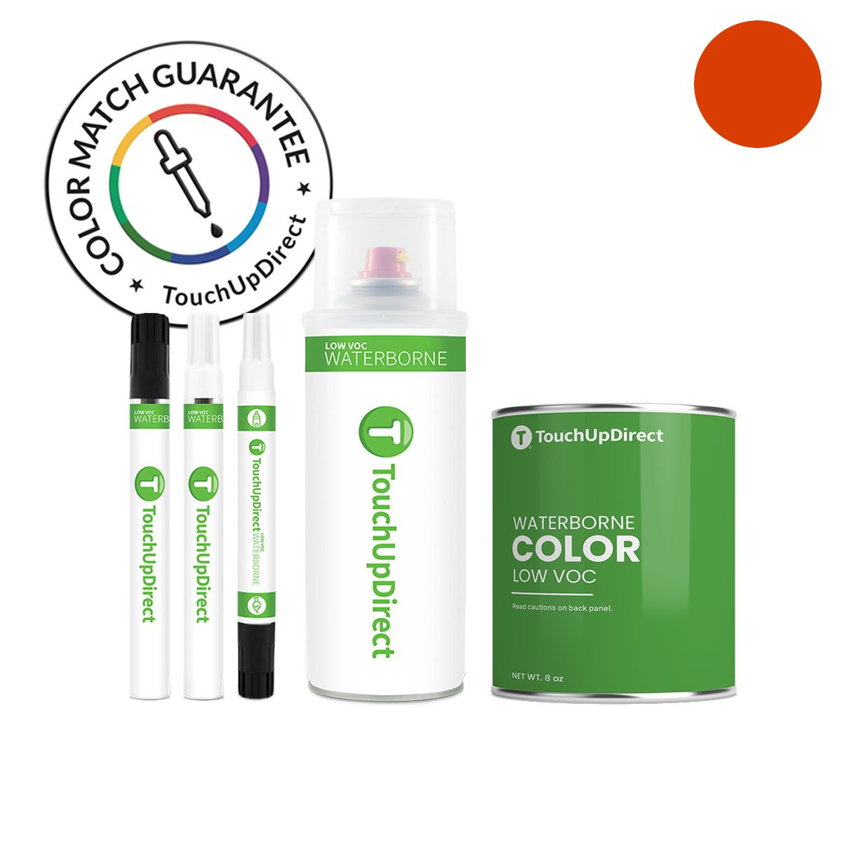 Kawasaki Pearl Lava Orange KAW133 Touch Up Paint