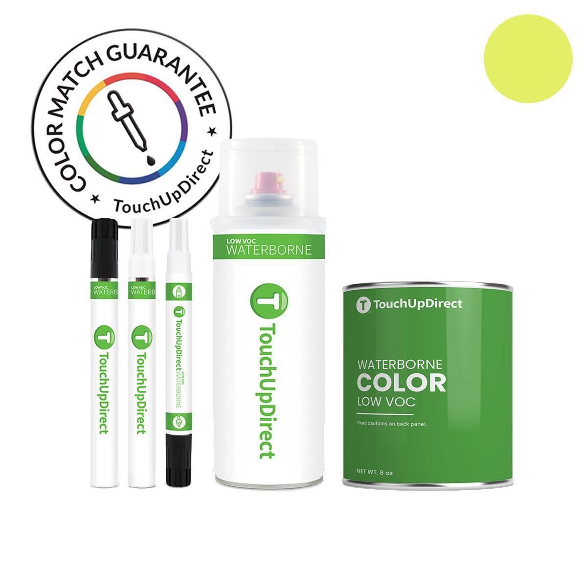 Kawasaki Metallic Yellowish Green KAW162 Touch Up Paint