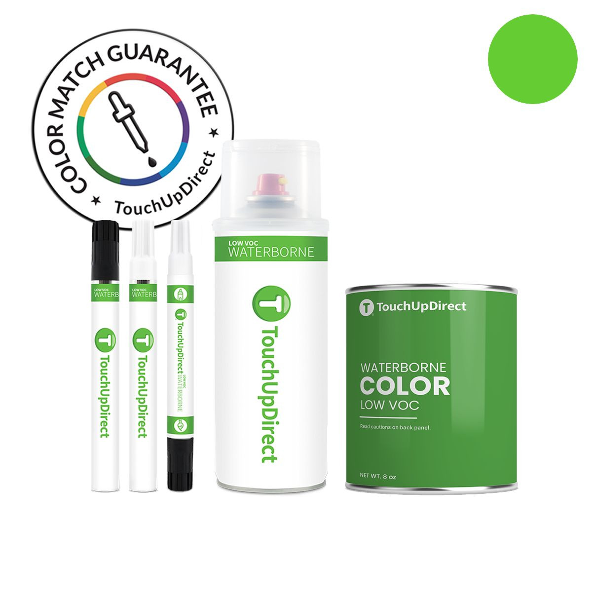 Kawasaki Metallic Lime Green Tricoat KAW129 Touch Up Paint
