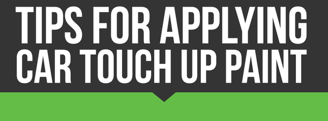 Tips For Applying Touch Up Paint To Your Car | TouchUpDirect