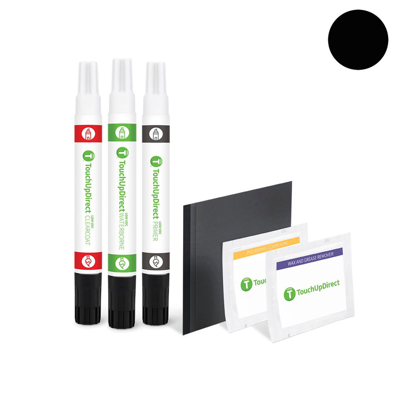 Hyundai Touch Up Paint – Ebony Black EB F1, Brush-On, Single Stage, Perfect For Scratches