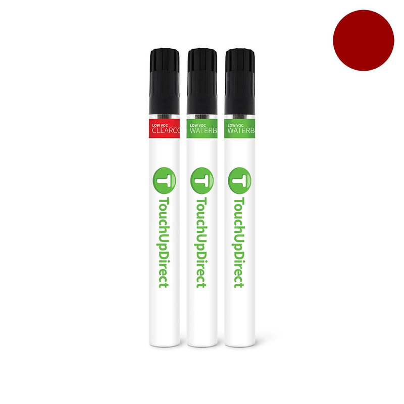 Kawasaki Candy Cardinal Red Tricoat KAW061 Touch Up Paint