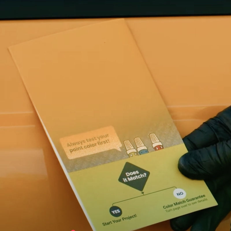 Compare the paint color