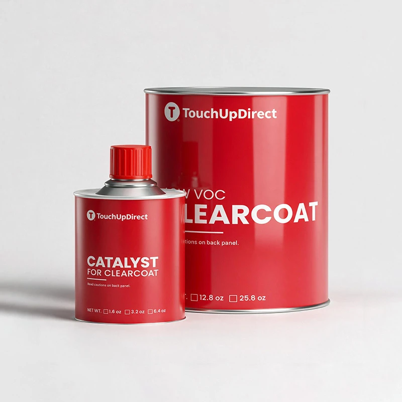 TouchUpDirect professional 2K high-solids clearcoat and catalyst
