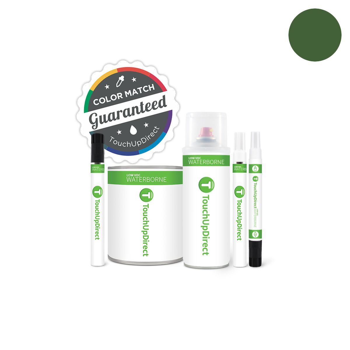 Porsche Lhasa Green Metallic LA6V Touch Up Paint