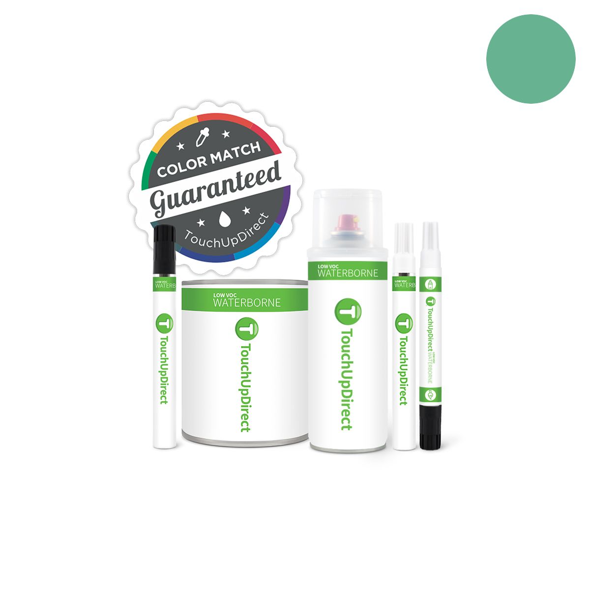 Saturn Medium Blue Green Metallic 36/WA222A Touch Up Paint