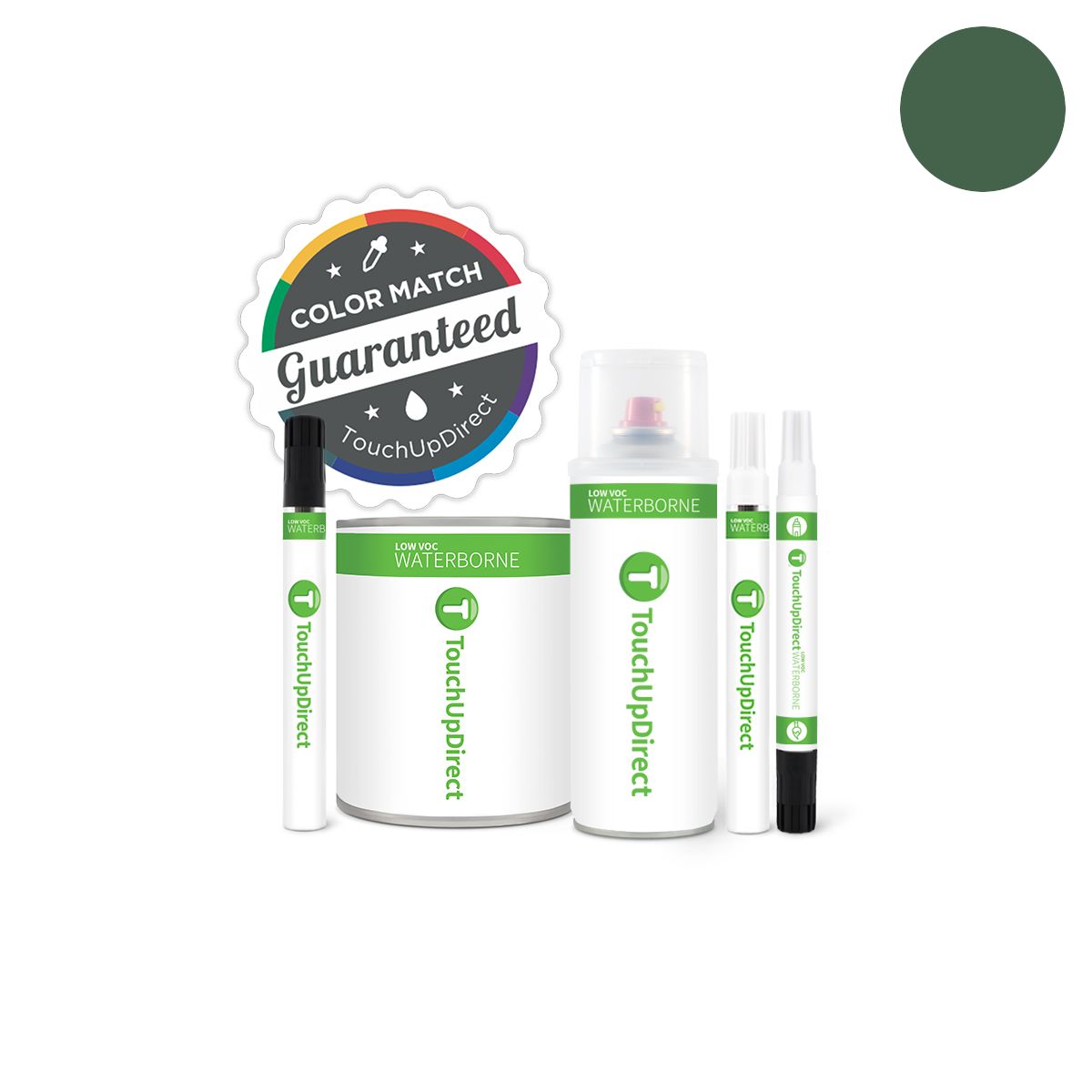 Dodge Moss Green Pearl JG/SJG/PJG Touch Up Paint