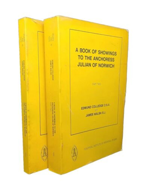A Book of Showings to the Anchoress Julian of Norwich in 2 Volumes Softcover 