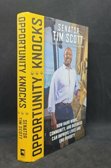 Signed Senator Tim Scott Opportunity Knocks • Hardcover 1st Edition Good+