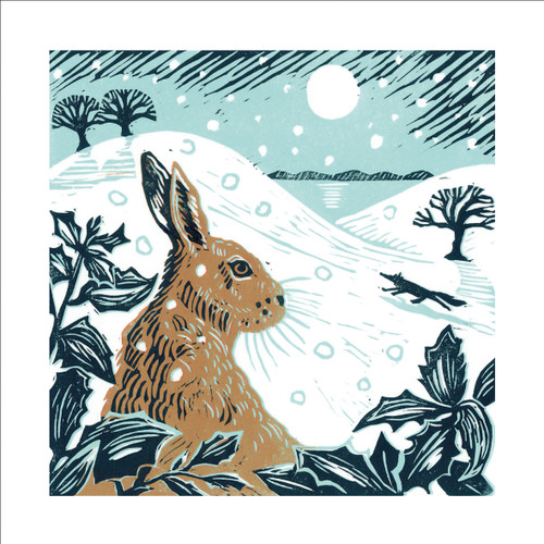 Single Blank Autumn & Winter Cards (bagged)