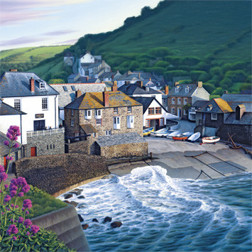BH80494 - Late Sun at Port Isaac (6 bagged blank cards)