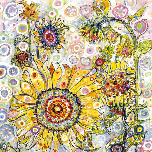 SR85749 - Sunflowers (6 bagged blank cards)