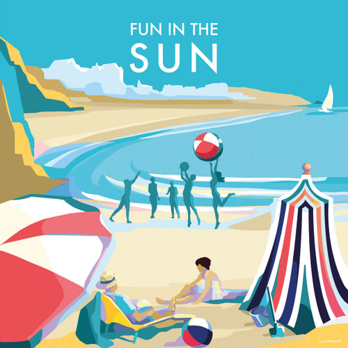 BB78989 - Fun in the Sun (6 bagged blank cards)