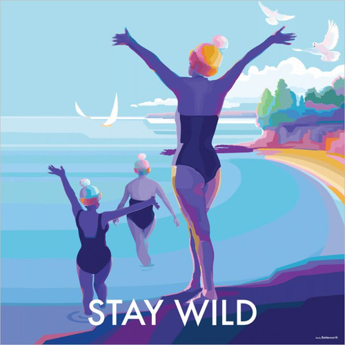 BB78049 - Stay Wild (6 bagged blank cards)
