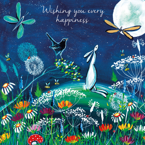 KA82171 - Wishing you every happiness (6 bagged blank cards)