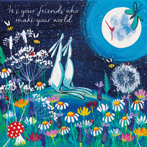 KA82788 - It's your friends who make your world (6 unbagged blank cards)