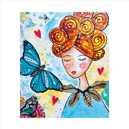 MD89180 - Deep Breath (6 unbagged blank cards)