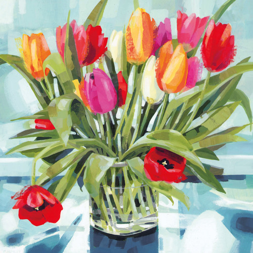 CH33197 - Flowers from Philly and Julia (6 unbagged blank cards)